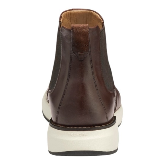 JOHNSTON & MURPHY Felder Chelsea Boot in Mahogany Full Grain NWOB - Picture 7 of 8